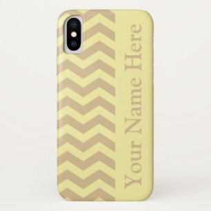 Blonde Cream Neutral Chevrons Case-Mate iPhone Hülle