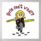 Blonde CSI Girl Poster (Vorne)