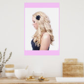 Blonde Curls Poster (Küche)