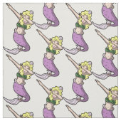 blonde Dabbing-Meerjungfrau Stoff (Muster)