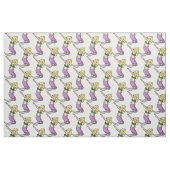 blonde Dabbing-Meerjungfrau Stoff (Fat Quarter (45,7 x 55,9 cm))