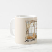 Blonde Damen-Sonnenblumen-Pullover Kaffeetasse (Vorderseite Links)