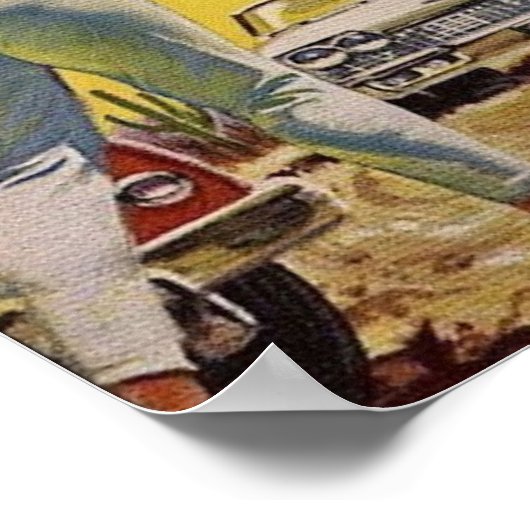 Blonde Danger Poster (Ecke)