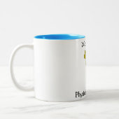 Blonde, der beste Medizinassistent der Welt Zweifarbige Tasse (Links)