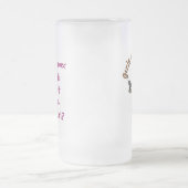 Blonde Do-it-You-selbst Diva Mattglas Bierglas (Mittel)