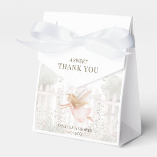 Blonde Fairy Baby Dusche Vielen Dank Geschenkschachtel
