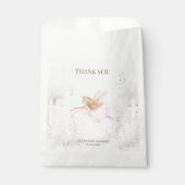 Blonde Fairy Baby Dusche Vielen Dank Geschenktütchen (Vorderseite)