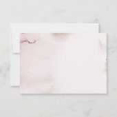 Blonde Fairy Birthday verzauberter Wald Dankeskarte (Rückseite)