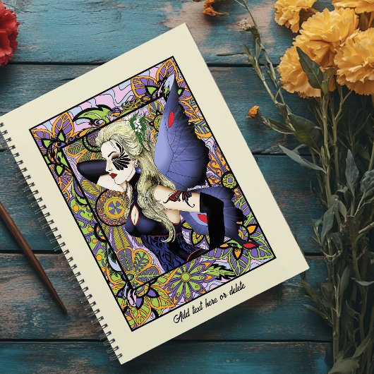 Blonde Fairy Floral Lila Planer