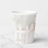 Blonde Fairy Girl Baby Dusche Pappbecher (Rechts)