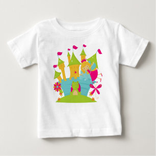 Blonde feenhafte Prinzessin Baby Sleeveless Dress Baby T-shirt