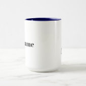 Blonde Female EMS Worker Personalisiert Name Tasse (Zentrum)