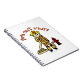 Blonde Feuerwehrmädchen Notizblock (Rechte Seite)