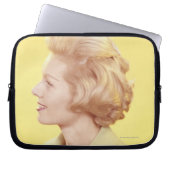 Blonde Frau 2 Laptopschutzhülle (Vorderseite)