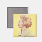 Blonde Frau 2 Magnet (Vorderseite/Rückseite)