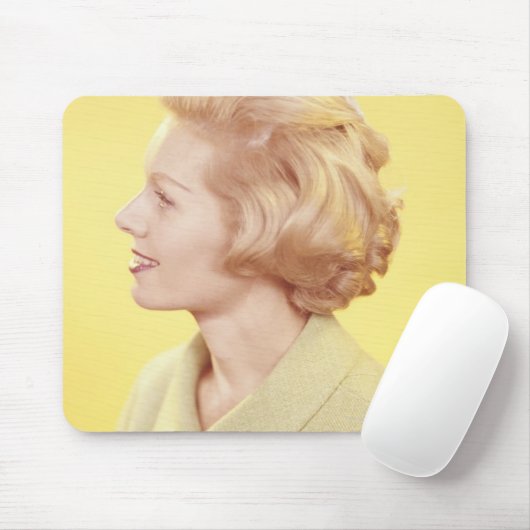 Blonde Frau 2 Mousepad (Mit Mouse)