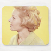 Blonde Frau 2 Mousepad (Vorne)