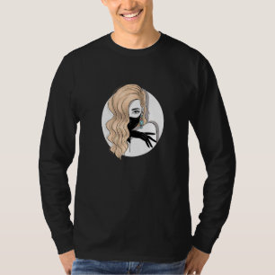 Blonde Frau Feministin Beautiful Blondie Hai T-Shirt