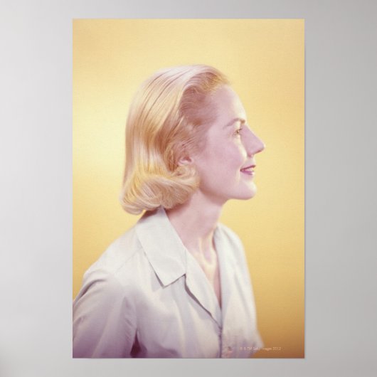Blonde Frau Poster (Vorne)