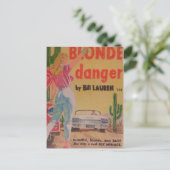 Blonde-Gefahr-Postkarte Postkarte (Stehend Vorderseite)