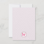 Blonde Girl Einladung (Rückseite)