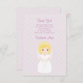 Blonde Girl Einladung (Vorne/Hinten)