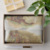 Blonde Girl im Bereich Neugier Seidenpapier (Geschenk)