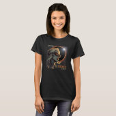 Blonde Girl Total Solar Eclipse Getting Mooned 202 T-Shirt (Vorne ganz)