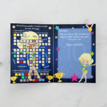 Blonde Girls Gymnastik Geheimtipp Geburtstag