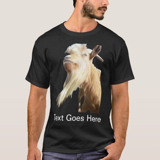 Blonde Goat - Schwarzer T - Shirt (Vorderseite)
