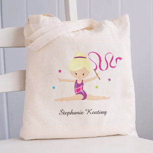 Blonde Gymnast Personalisiert Tragetasche