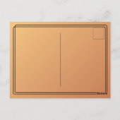 Blonde Haarfärbe Flasche Weiblicher Cartoon Postkarte (Rückseite)