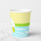 Blonde Hair Boy Pool Party Bash Party Pappbecher (Links)