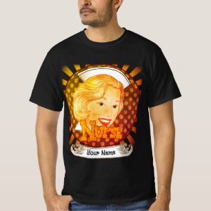 Blonde Hair Nurse T-Shirt