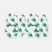 Blonde Hair Princess Green Floral Sweet Sixteen Geschenkschachtel (Ungefaltet)