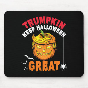 Blonde Hair Trump Pumpkin Trumpkin Behielt Hallowe Mousepad