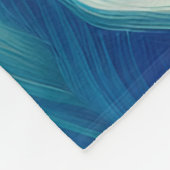 Blonde Hairs Blue Mit Augen Bombshell Fleecedecke (Ecke)