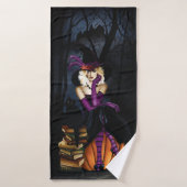 Blonde Hexch Pumpkin Lila Badehandtuch (Badehandtuch)