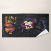 Blonde Hexch Pumpkin Lila Badehandtuch (Badehandtuch)