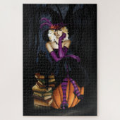 Blonde Hexch Pumpkin Lila Puzzle (Vertikal)