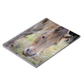 Blonde Horse Notebook Notizblock (Linke Seite)