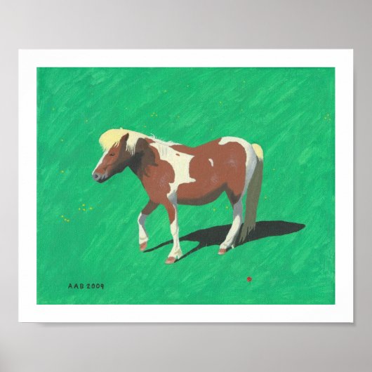 Blonde Horse Poster (Vorne)