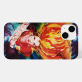 BLONDE IN RED Beauty Fashion Wasserfarbe Case-Mate iPhone Hülle (Rückseite (Horizontal))