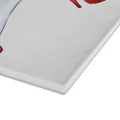 Blonde Krankenschwester in der Uniform Strümpfe Schneidebrett (Ecke)