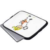 Blonde Laptopschutzhülle (Vorne Knopf)