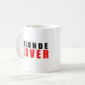 Blonde Liebhaber Kaffeetasse (Vorderseite Links)