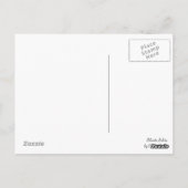 Blonde Lolita Paper Doll Postkarte (Rückseite)