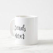 Blonde Mädchen der beste Kaffeetasse (Vorderseite Links)