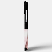 Blonde-Mädchen in Sonnenbrille schwarzer französis Case-Mate iPhone Hülle (Rückseite / Links)