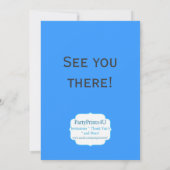 Blonde Mädchen-Piraten-Geburtstags-Party Einladung (Rückseite)